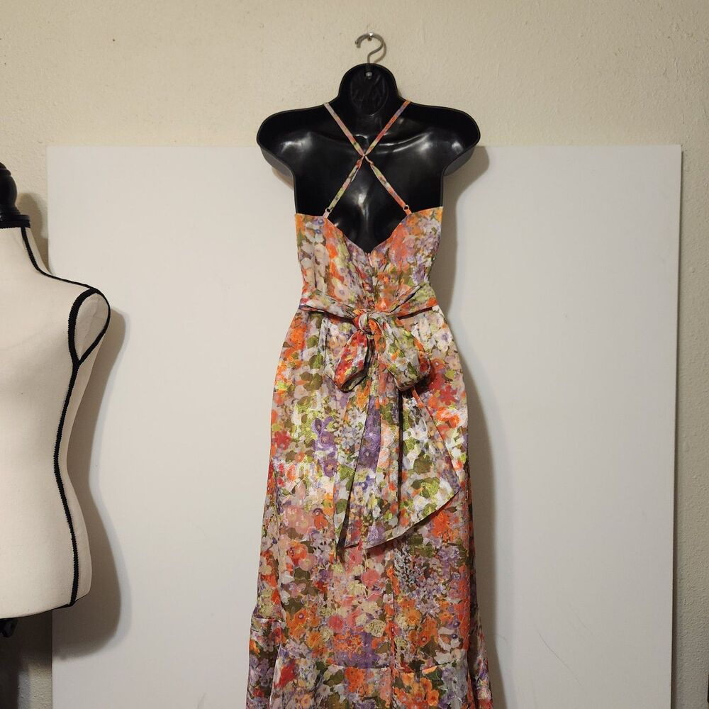 Hutch Lucie Maxi Dress Floral Boho Romancecore Cottagecore Layered sweetheart 6 - Picture 7 of 16